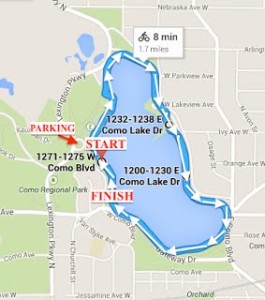 Como Lake Map
